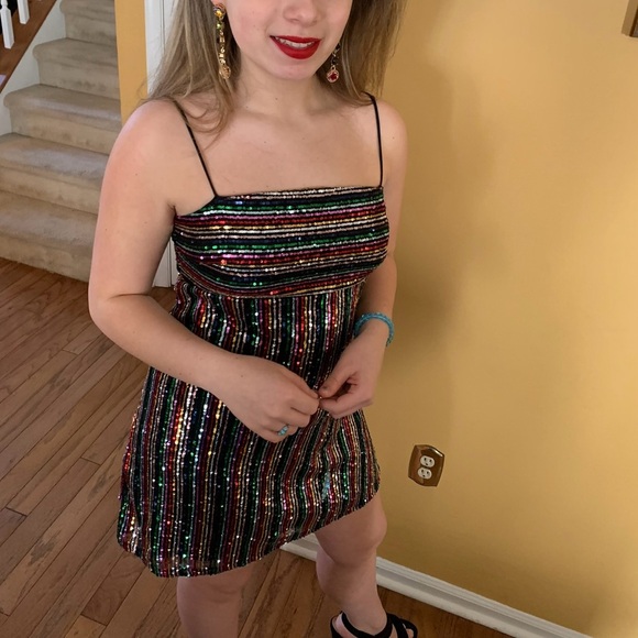 Altar’d State Sequince Party Dress - Picture 8 of 9